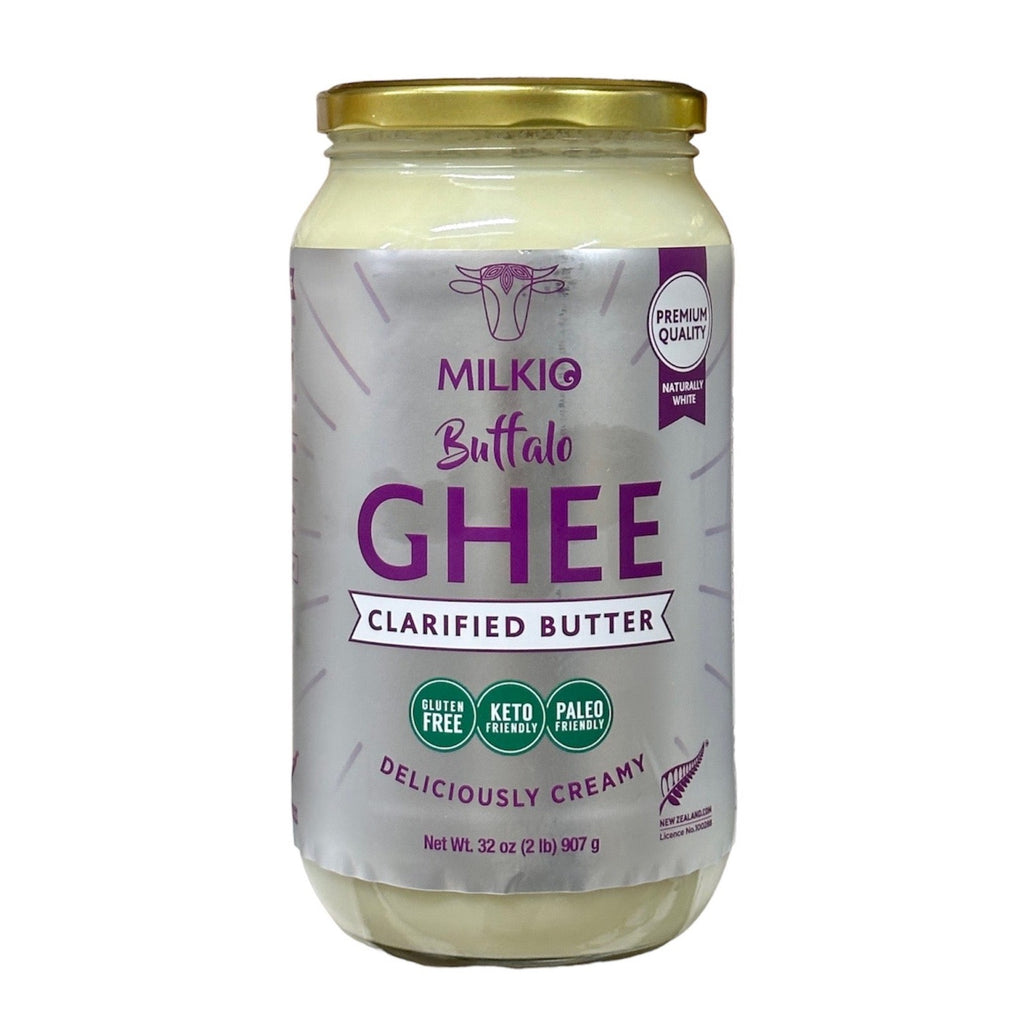 Milkio Brand Buffalo Ghee in Glass Jar 907g