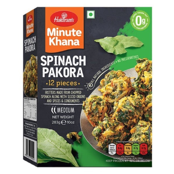 Haldirams Spinach Pakora 12 piece 283g