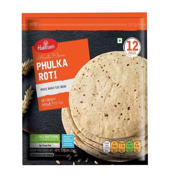 Haldirams Phulka Roti 360g 12 piece