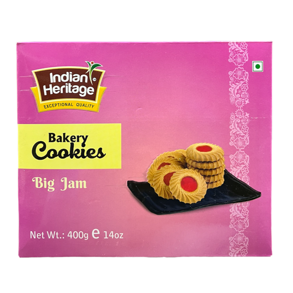 Indian Heritage Big Jam Cookies 400g Value Mart NZ