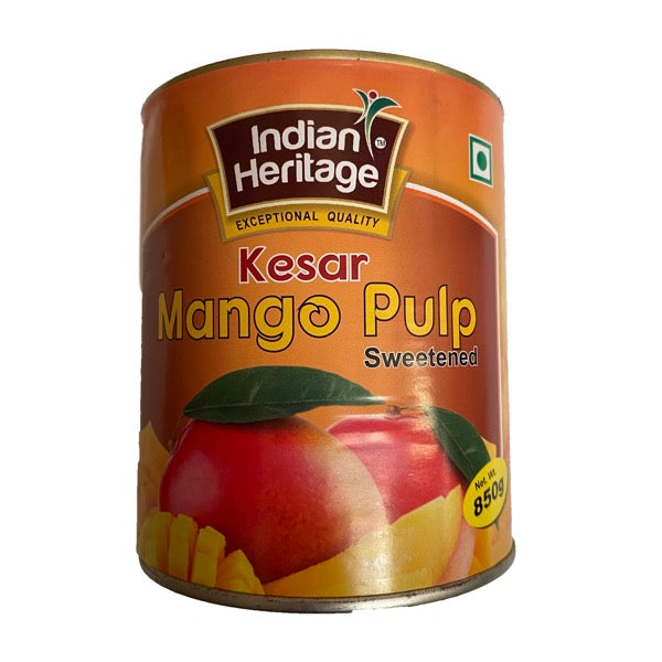 Indian Heritage Kesar Mango Pulp 850g