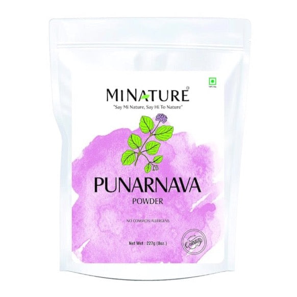 Minature Punarnava Powder in white resealable bag 227g
