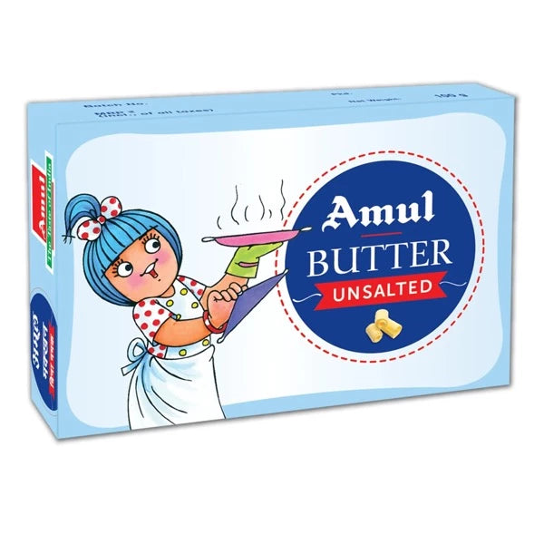 Amul Butter Unsalted 100g 