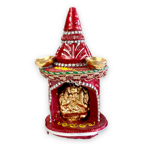 Clay Mandir Red Colour