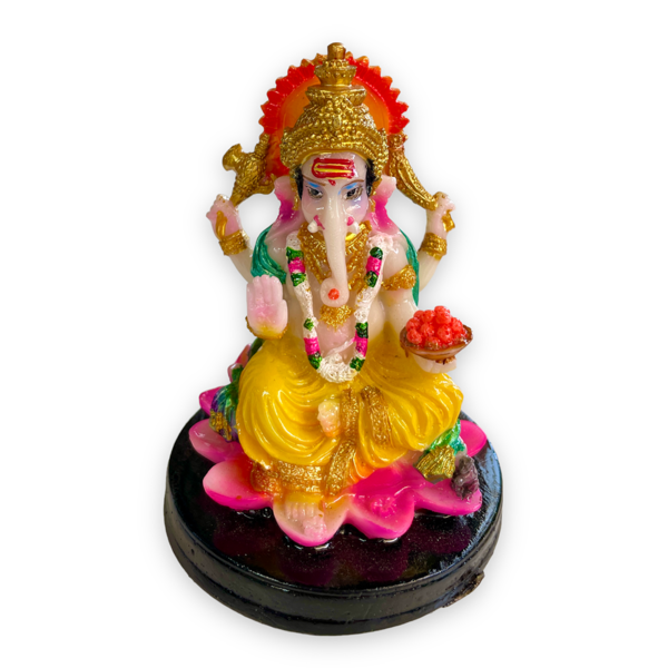 Ganesha Ornament On Round Base