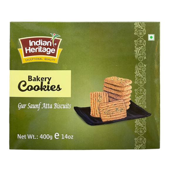 Indian Heritage Gur Saunf Atta Biscuits