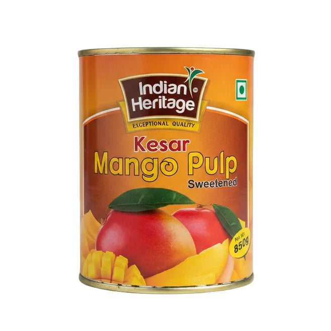 Pulp Nz Indian Heritage Kesar Mango Pulp 850g – Value Mart NZ