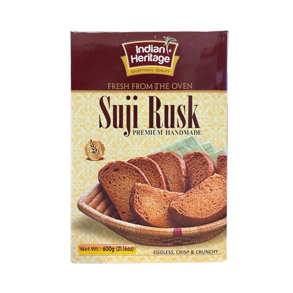 Indian Heritage Suji Rusk 600g NZ eggless