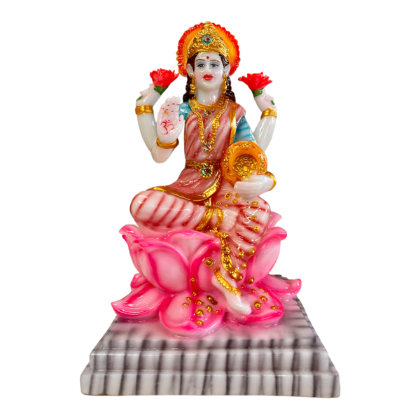 God Laxmi Ornament On Square Base