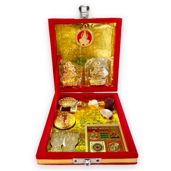 Laxmi Pooja Kit In Red Box