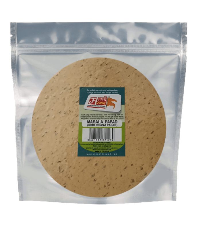 Marathi Swad Udid Chana Masala Papad
