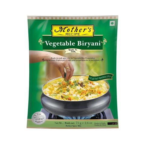 Mothers Vegetable Biryani Ready to Cook