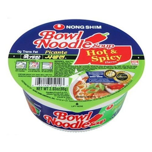 Nong Shim Bowl Instant Noodles Hot Spicy