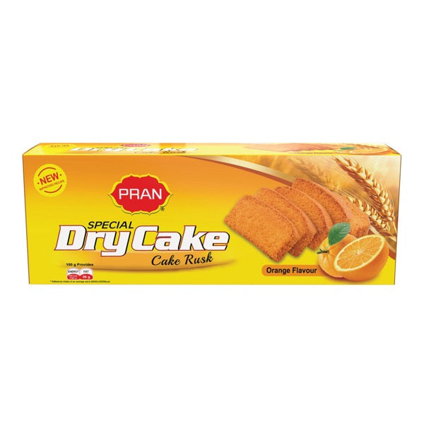 Pran Dry Cake Rusk Orange Flavour NZ
