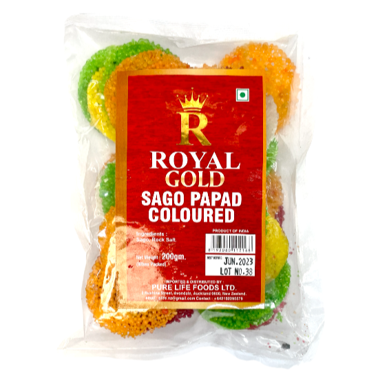 Royal Gold Sago Papad