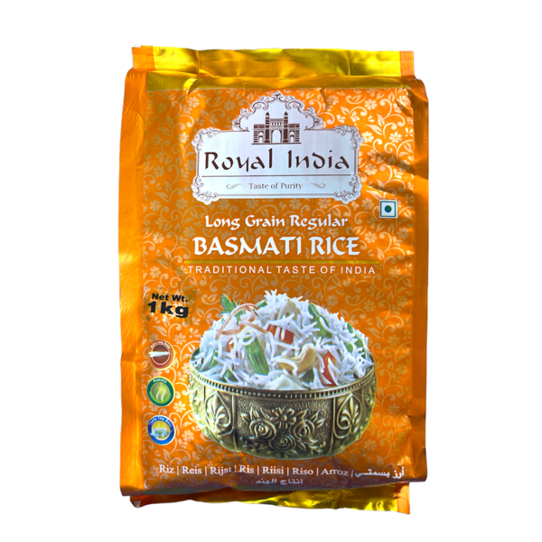 Royal India Long Grain Basmati Rice 1kg