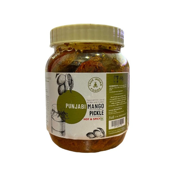 True Indian Foods Punjabi Mango Pickle 500g New Zealand